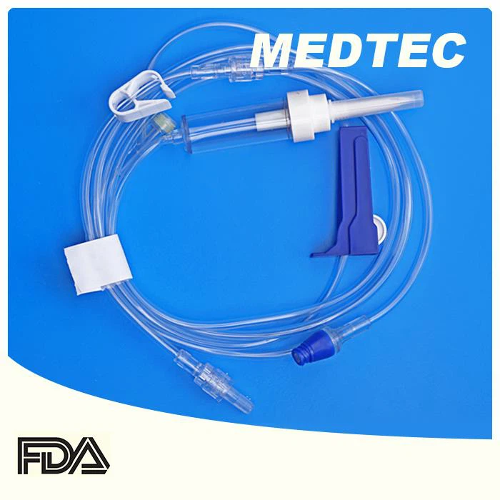 Disposable IV Infusion Giving Set with Filter